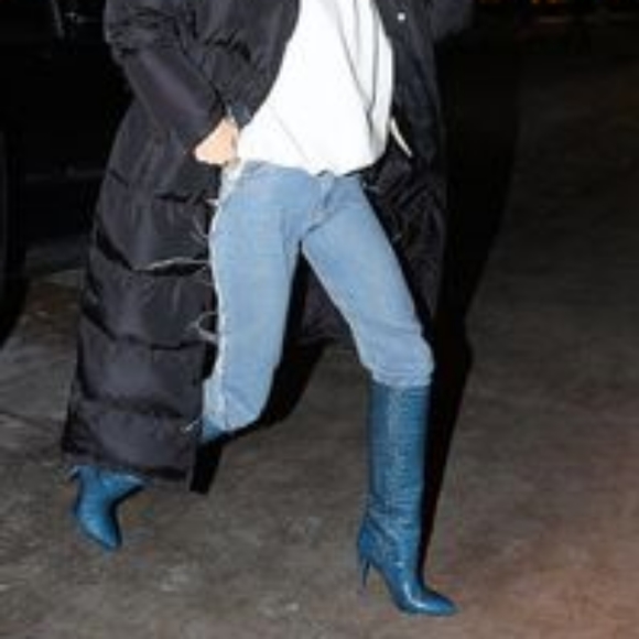 PARIS TEXAS Boots Croc blu - Picture 6 of 7